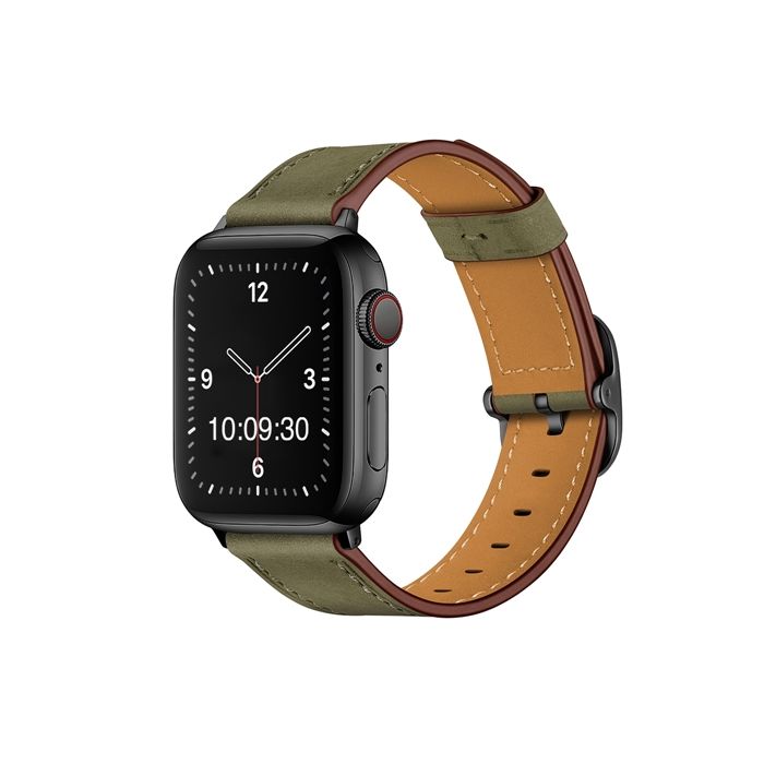 Stitched Leather Apple Watch Strap Timpson