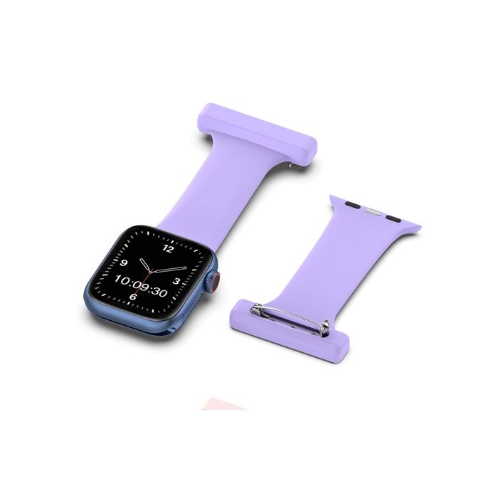 Silicone Clip On Apple Watch Strap