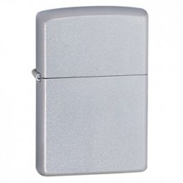 Satin Chrome Engraved Zippo Lighter